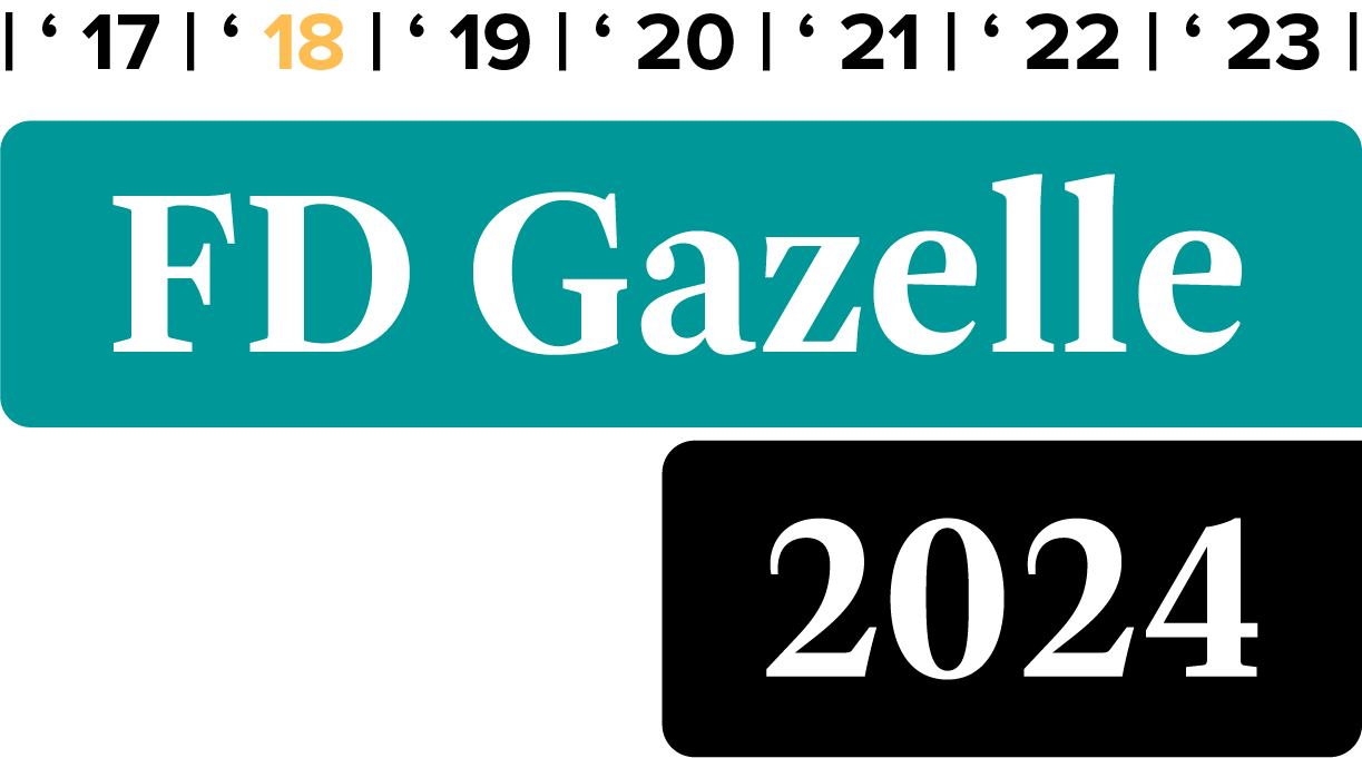 FD gazelle goud logo